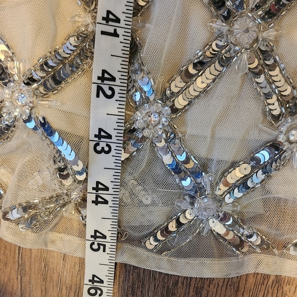 MAC DUGGAL EMBELLISHED HIGH NECK CUT OUT GOWN - Picture 10 of 17